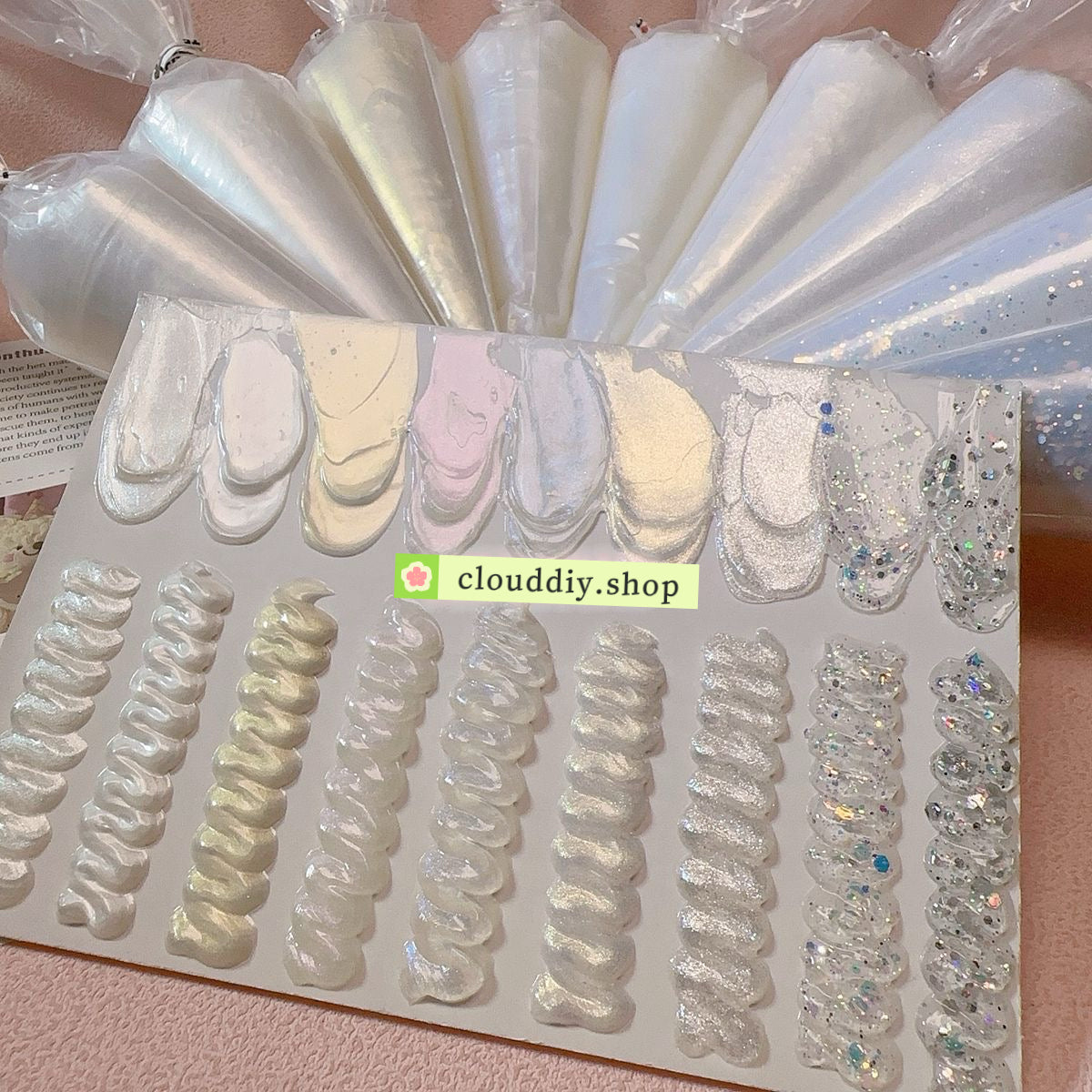 White-Colored Cream Glue