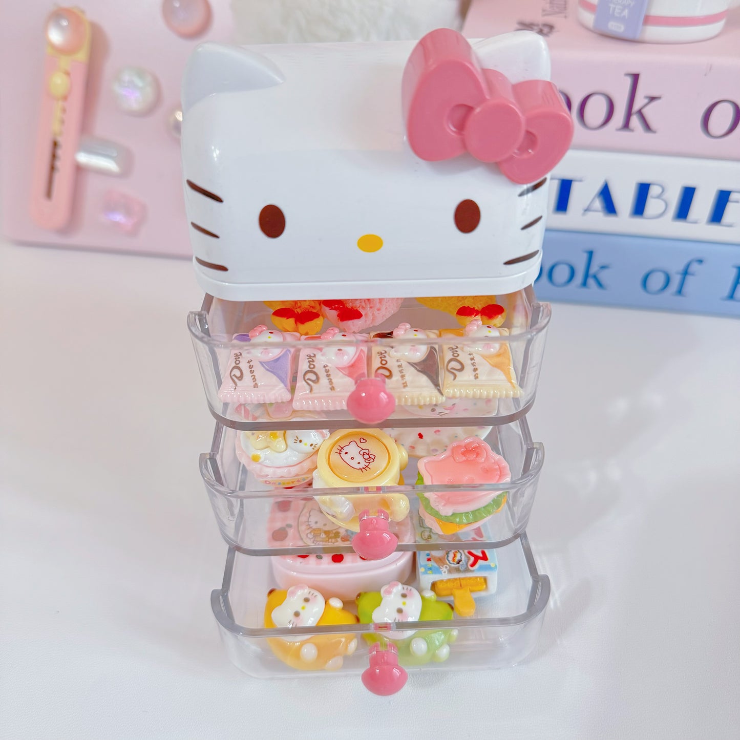 {The same as the video}  Hallo Kitty Storage and Charm