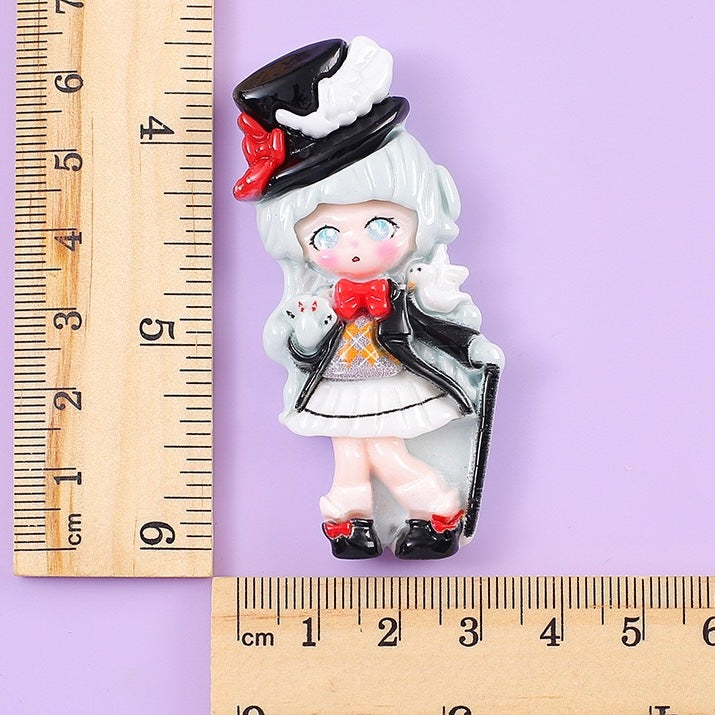 Large Cute Girl Charm
