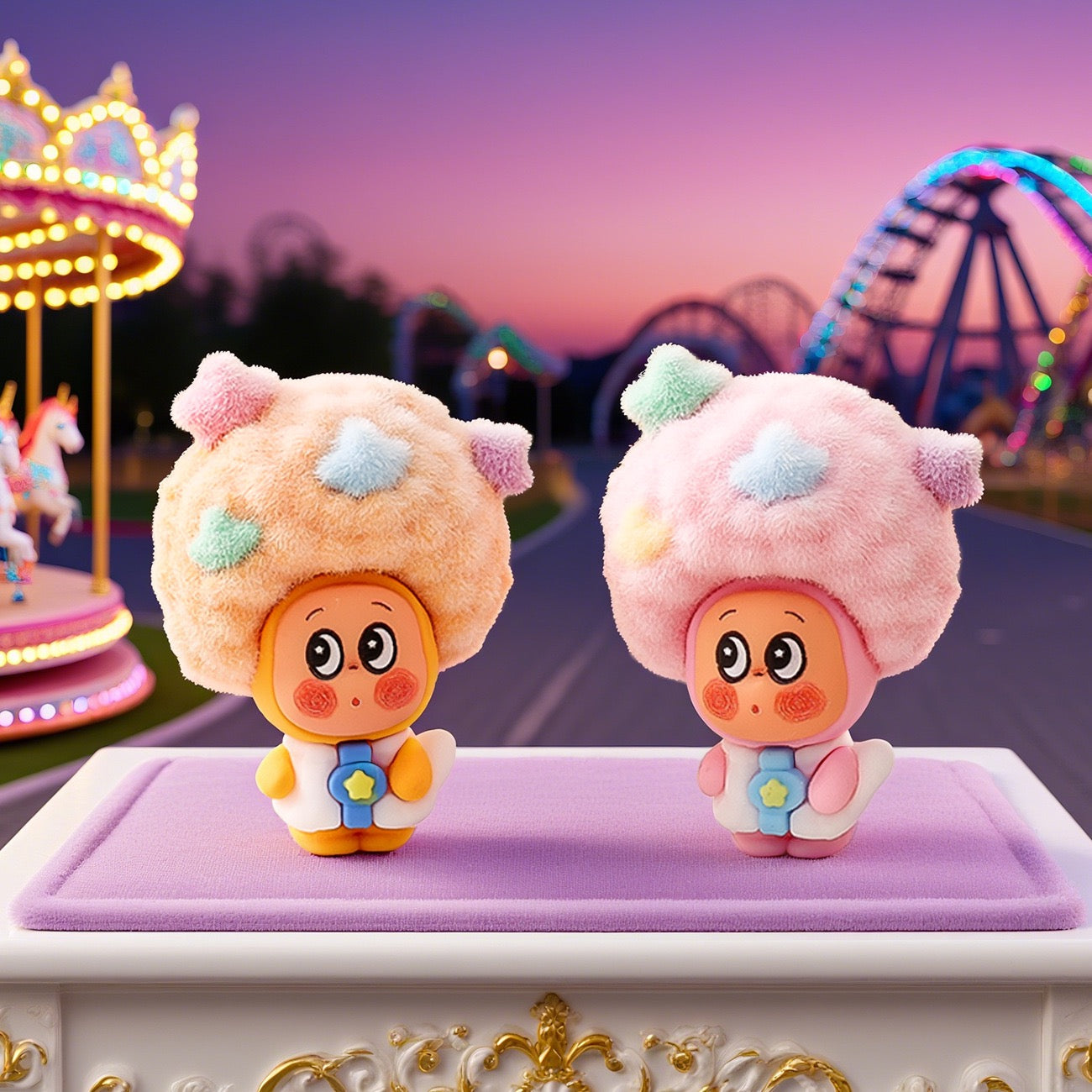 A little Guy With An Afro Charm