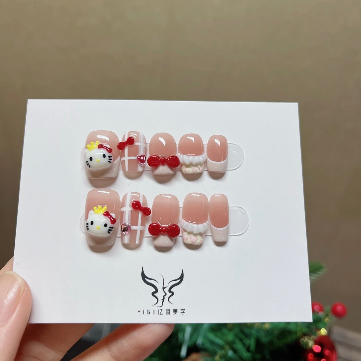 Hello Kitty Handmade Nails