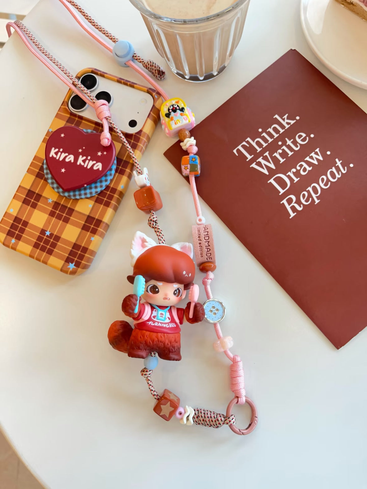Long‑Style Phone Bag Charm