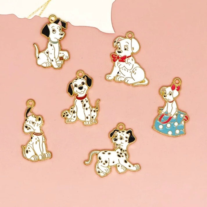 Dalmatian Alloy Charm