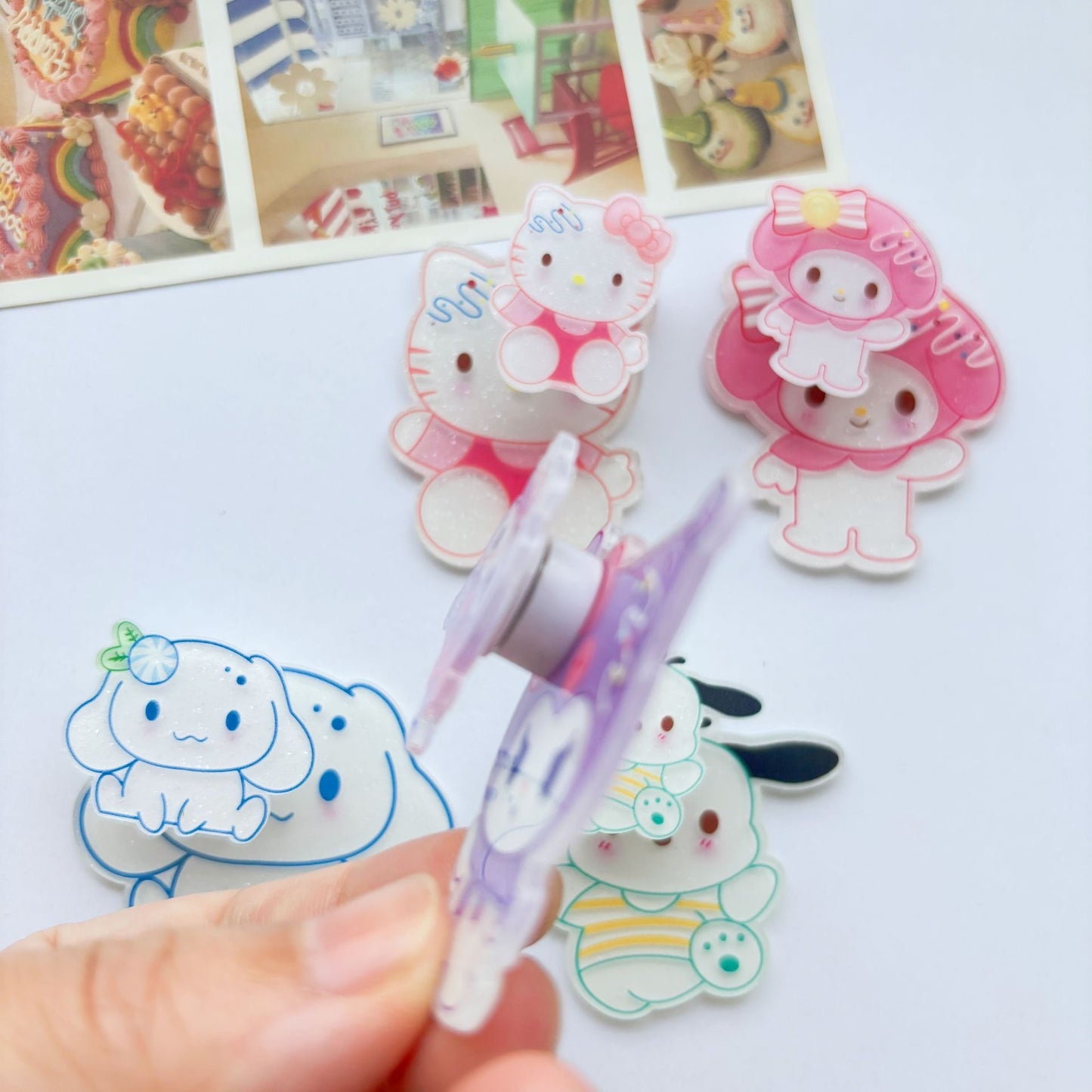 Sanrio Rotating Acrylic Charm