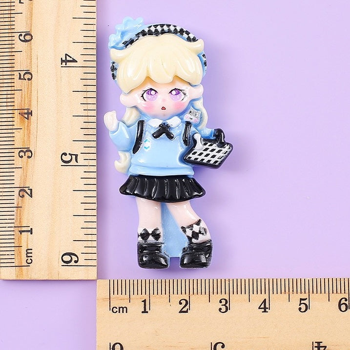 Large Cute Girl Charm