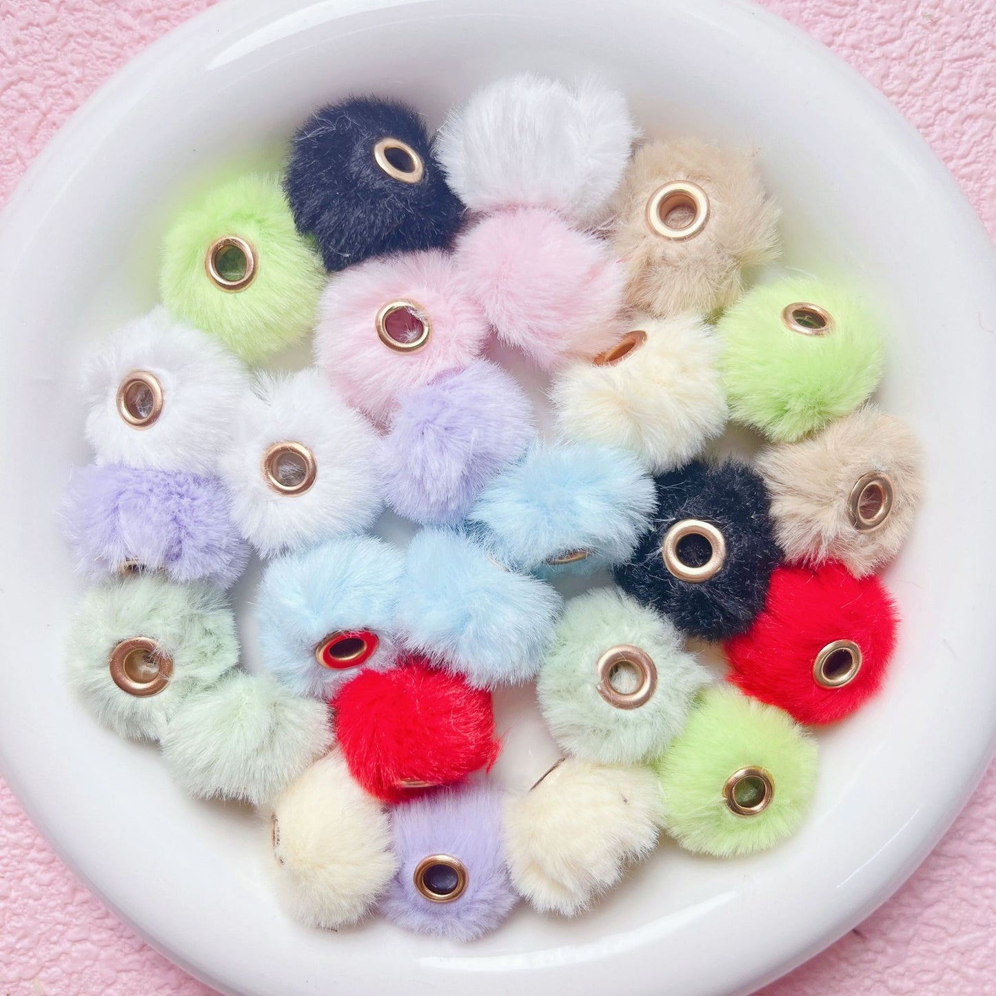 Fuzzy Soft Ball Beads