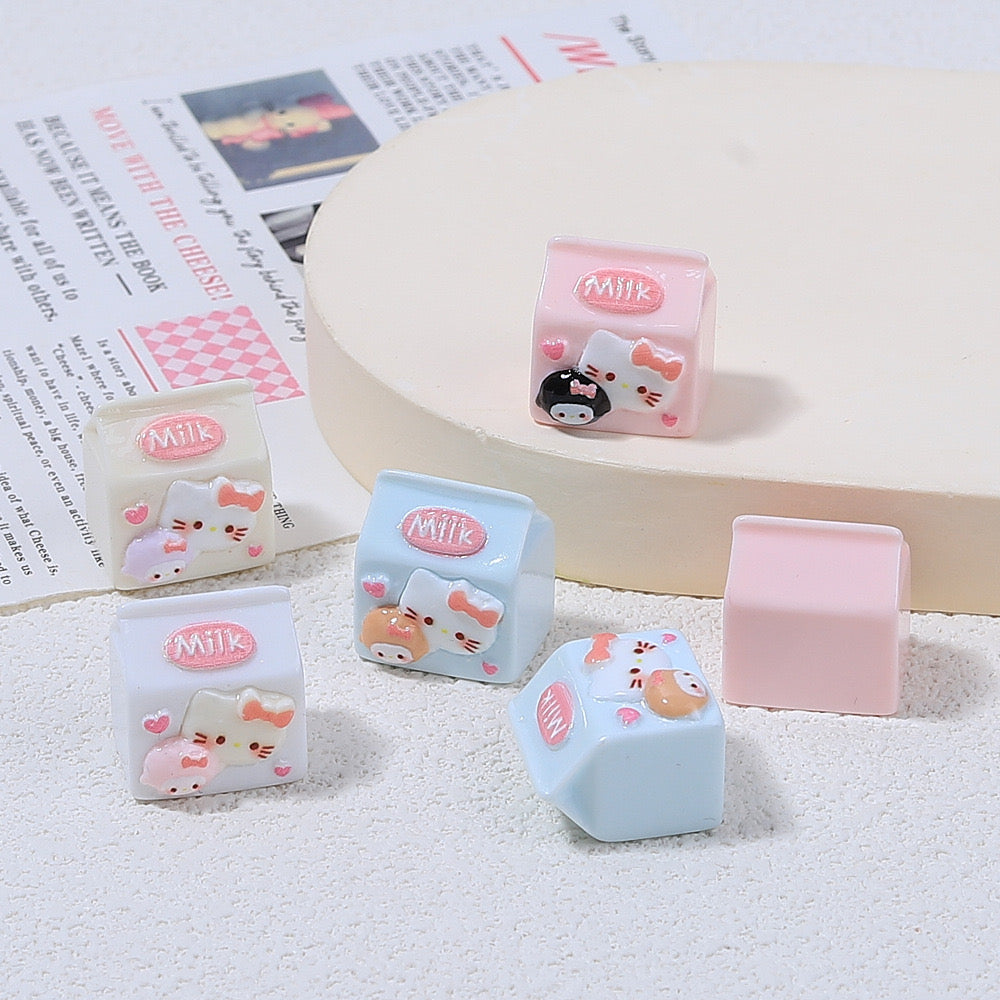 Hello Kitty Milk Carton Charm