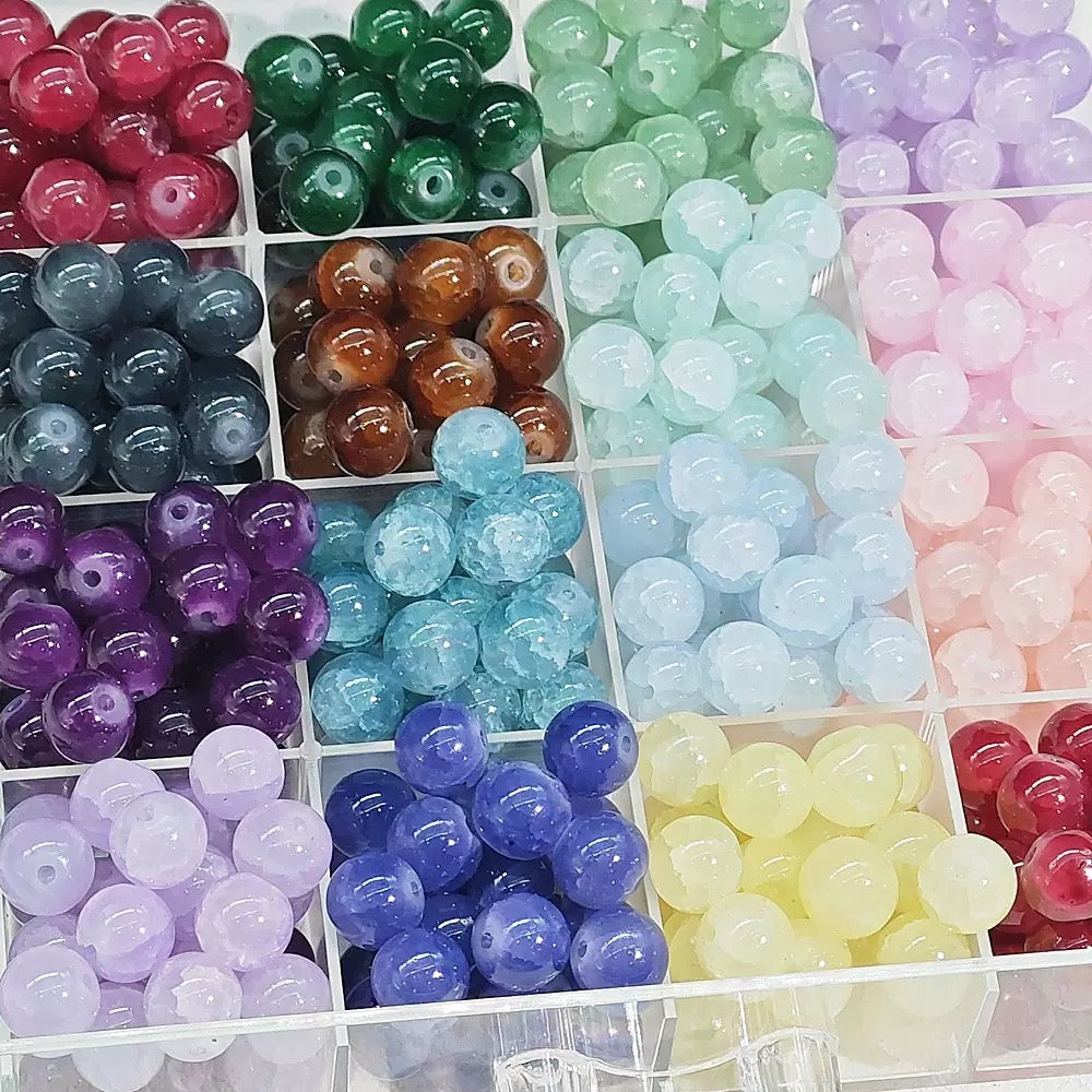 10mm Glass Beads