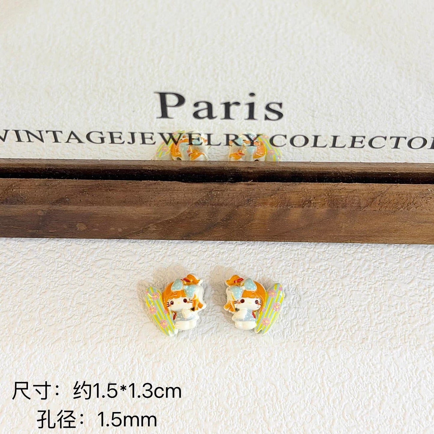 Cute Girl Alloy Beads
