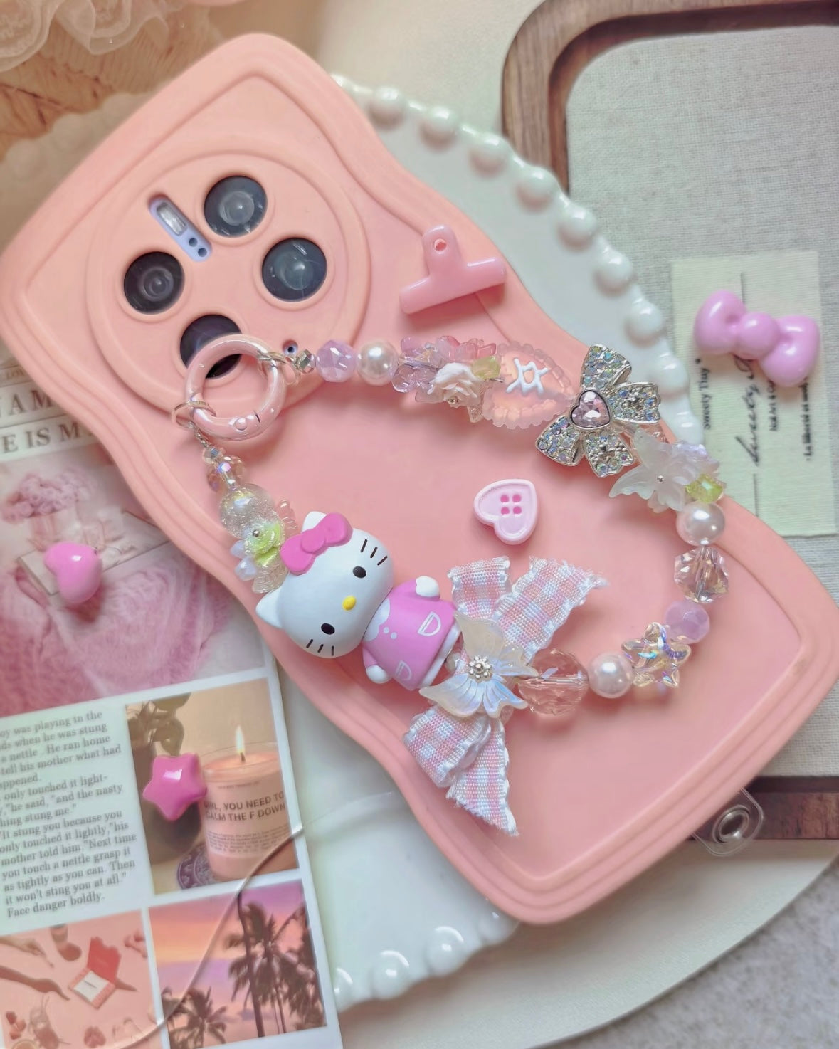 Hello Kitty Handmade Pendant