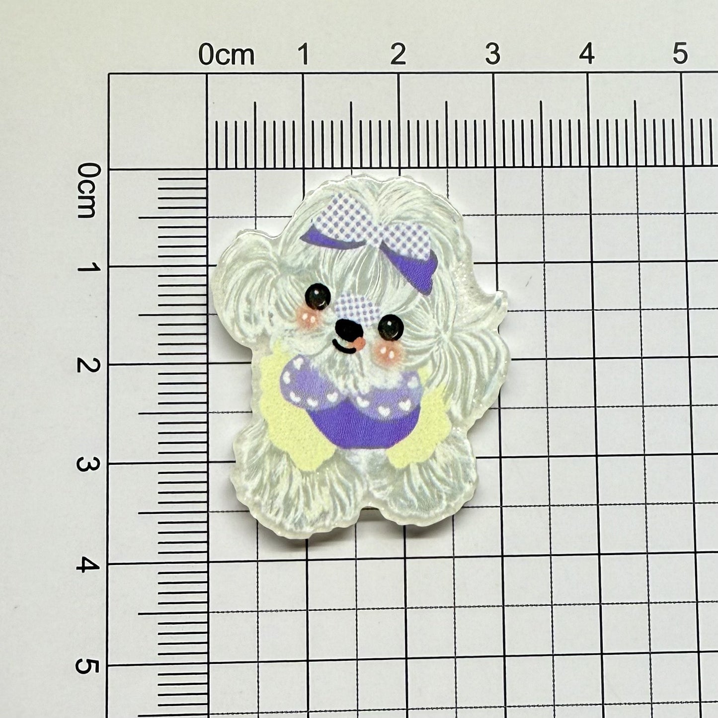 Cute Puppy Acrylic Patch