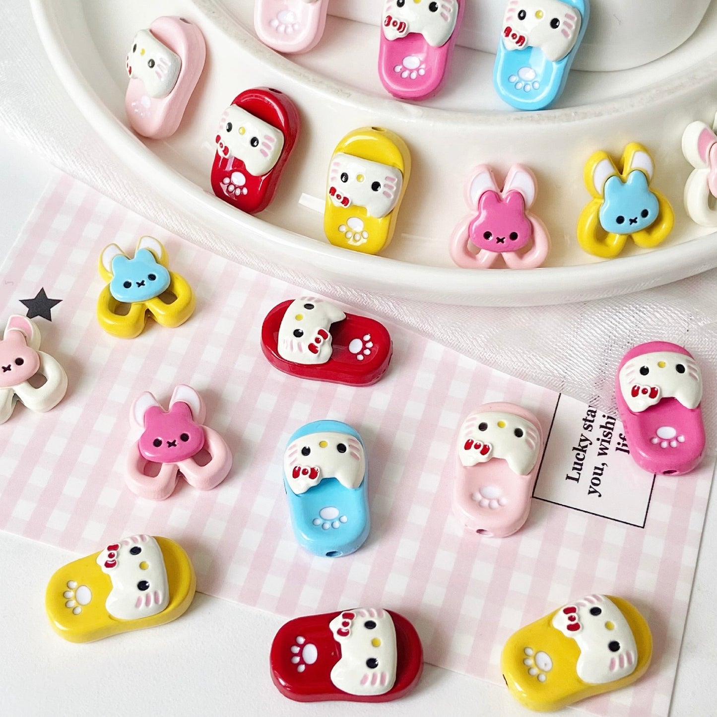 Hello Kitty Alloy Beads