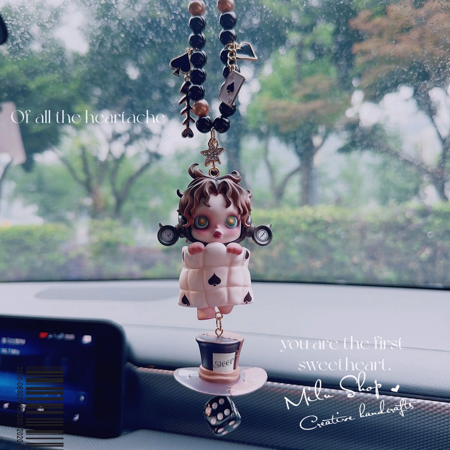 SP weekday Wonderland Series Car Pendant