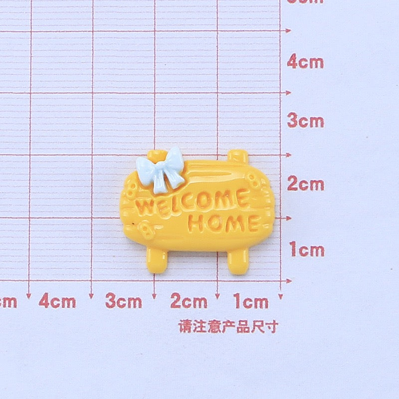 Cute Road Sign Charm