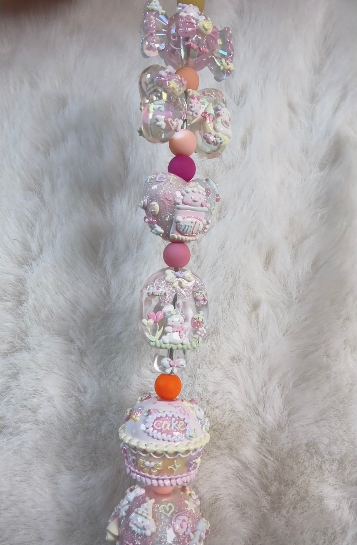 New Macaron Hand-Painted Beads