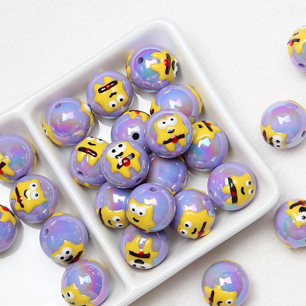 Halloween Hand-painted Beads