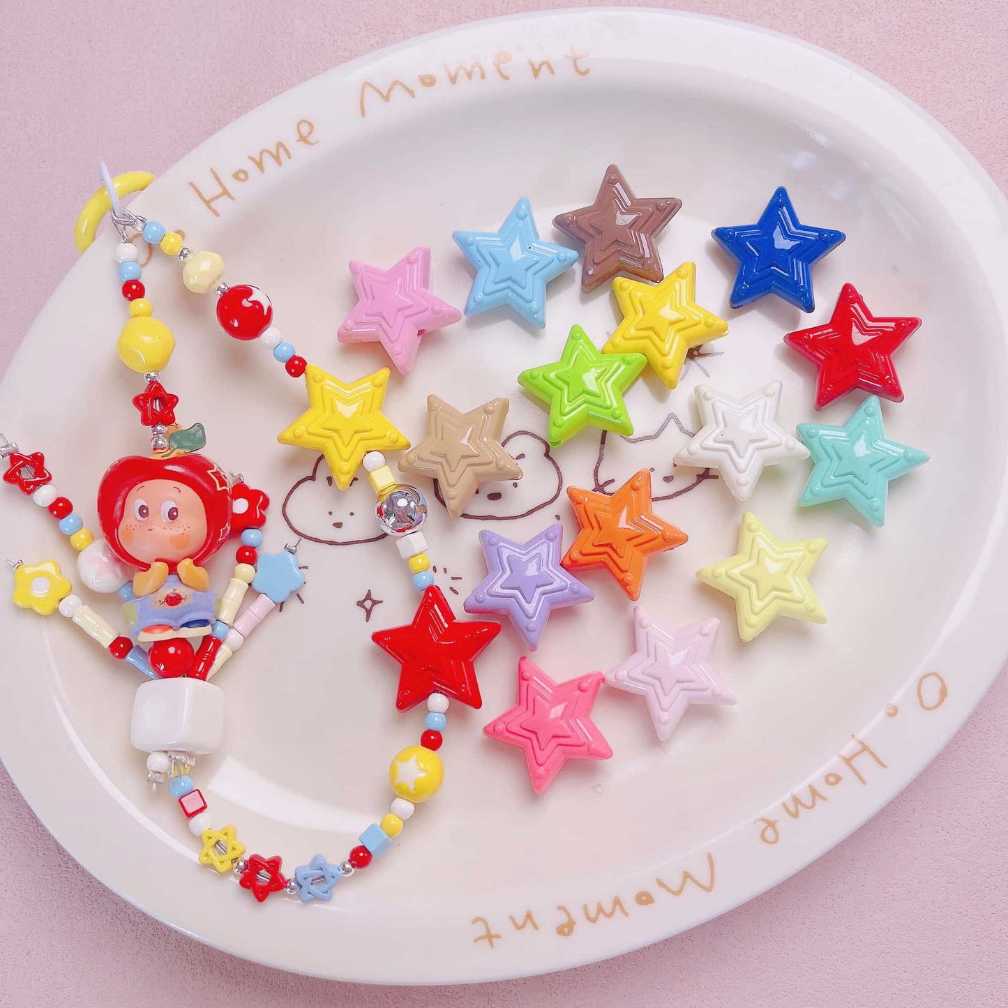 Acrylic Star String Beads