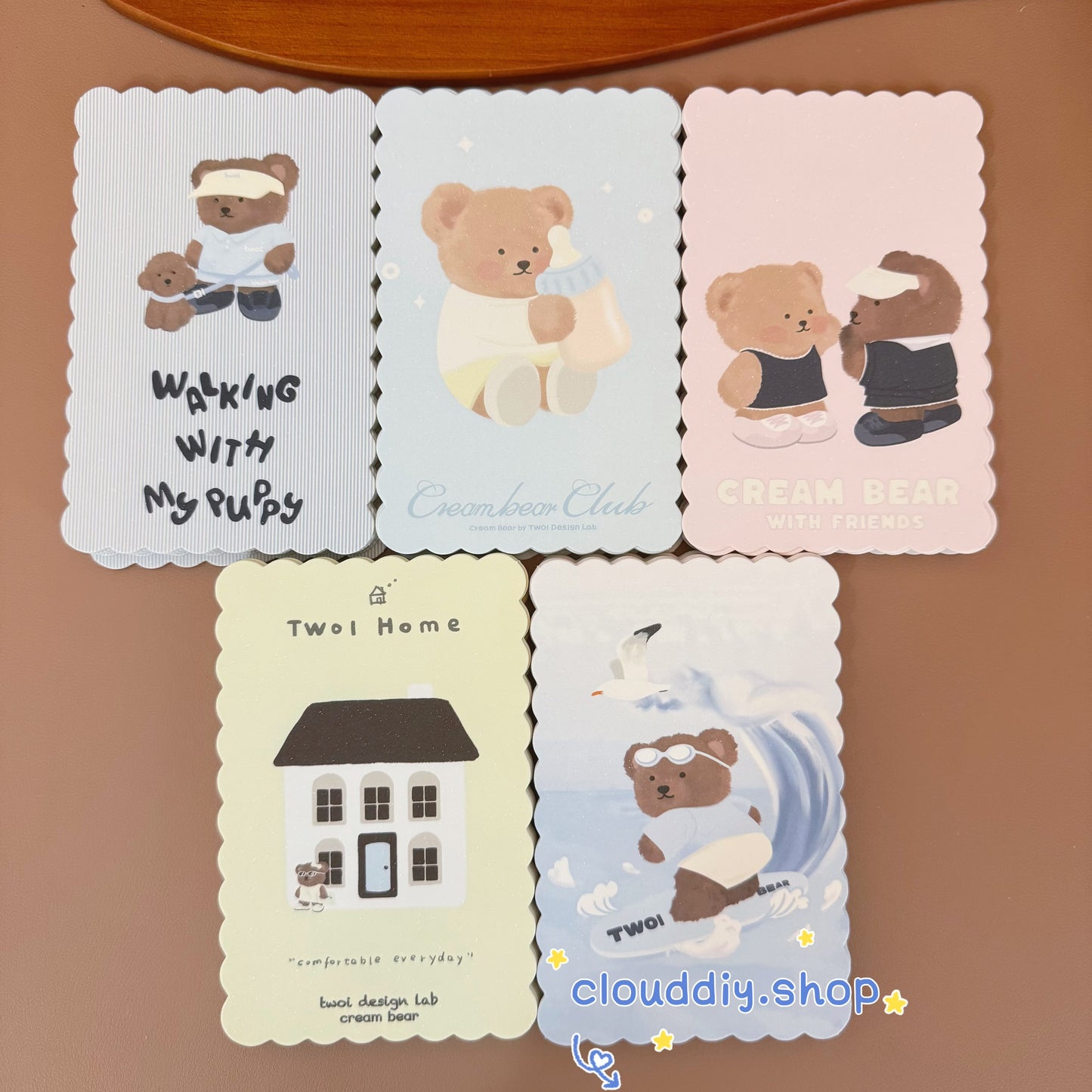 Bear‑themed Packaging Card