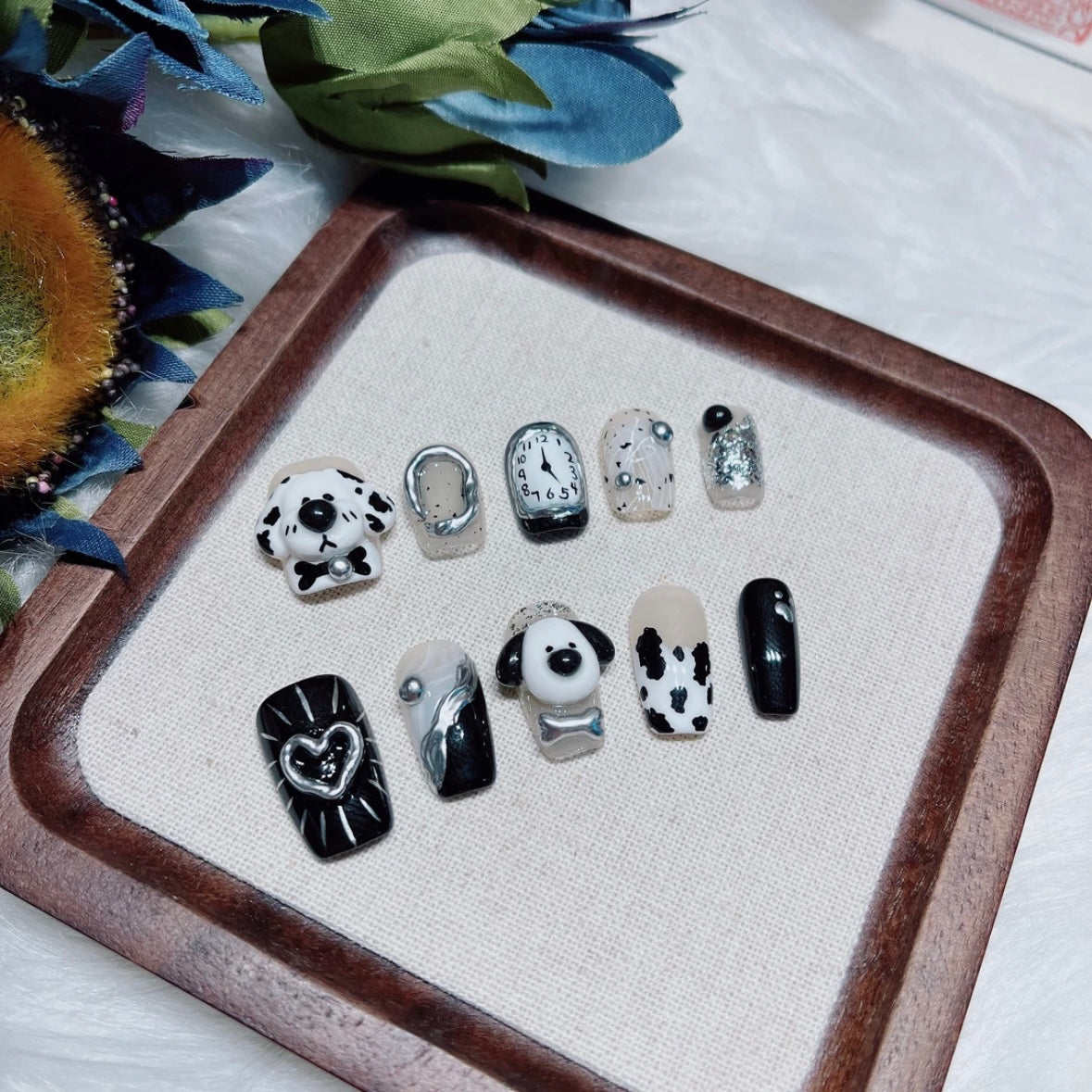 Handcrafted Nails For Dalmatians