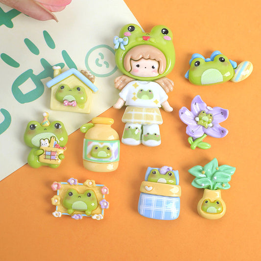 Frog Girl Charm