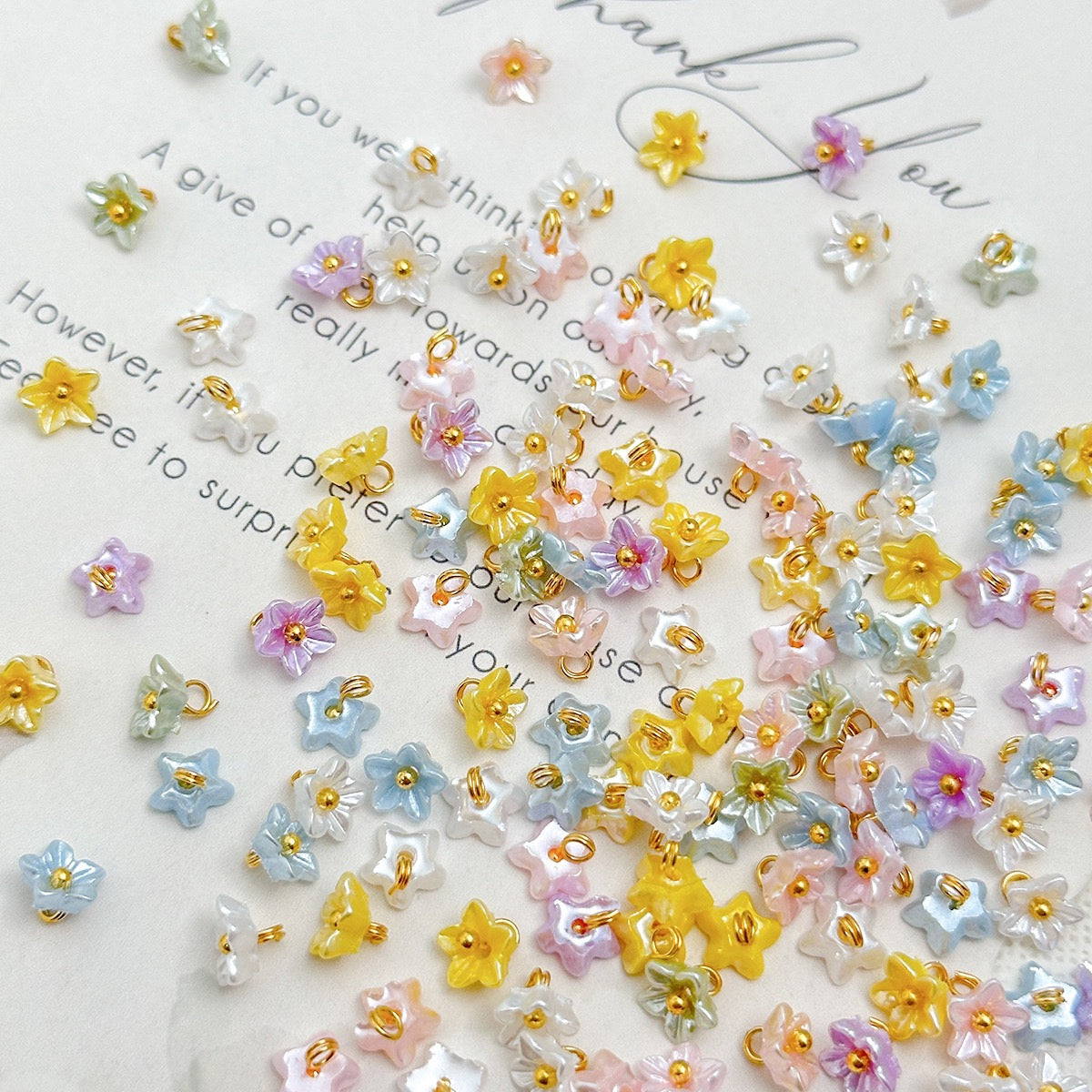 Flower-Shaped Beads