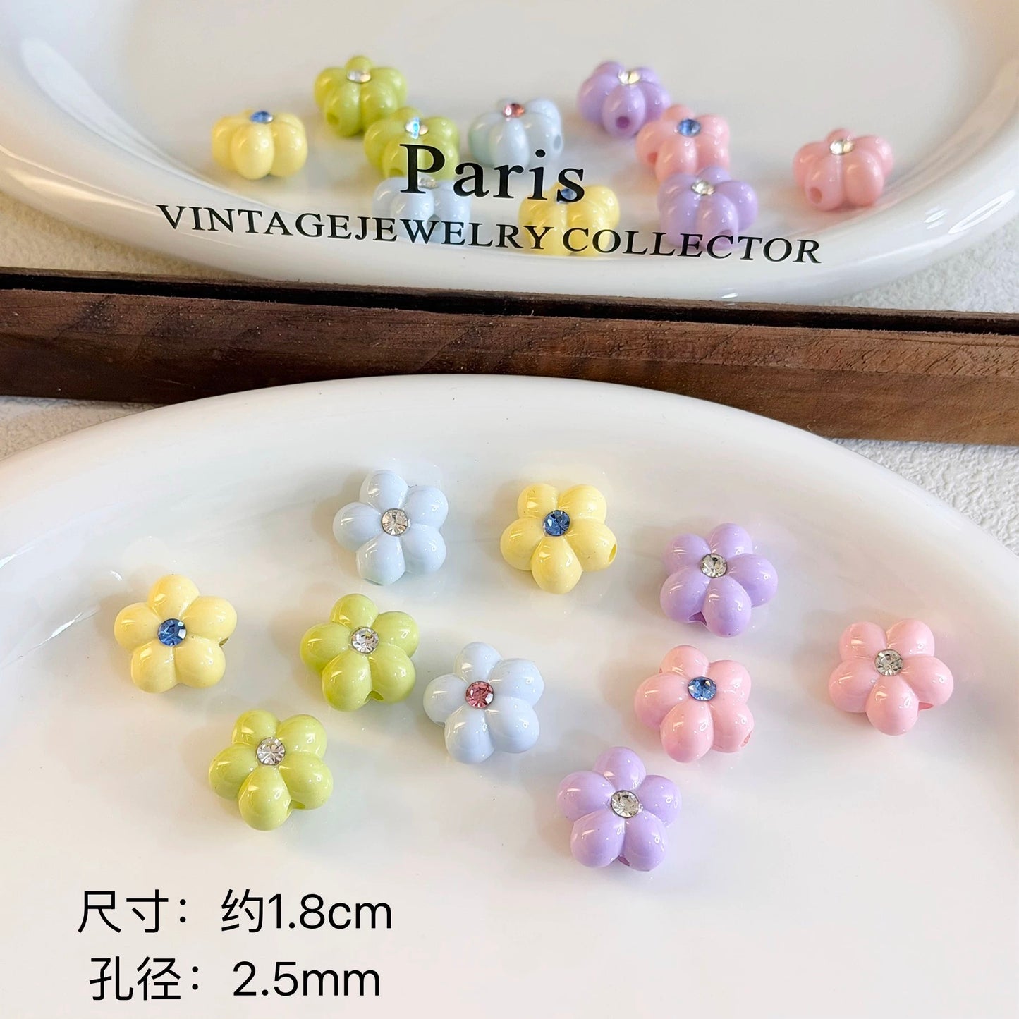 Flower Alloy Beads