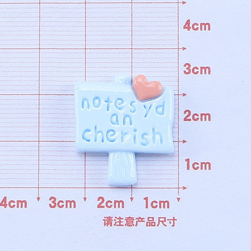 Cute Road Sign Charm