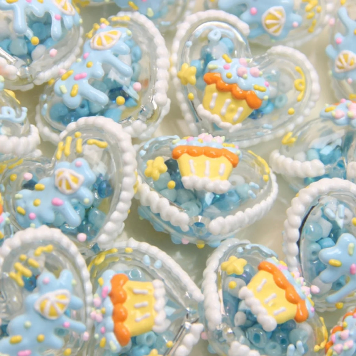 Mixed Style Rock Hand-Painted Beads