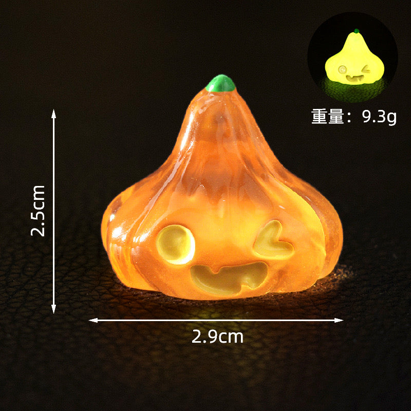 Glow-In-The-Dark Halloween Pumpkin Charm