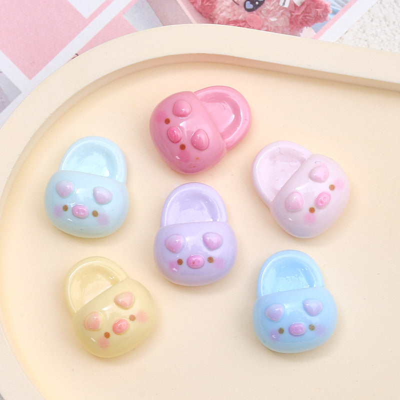 Pig Slippers Charm