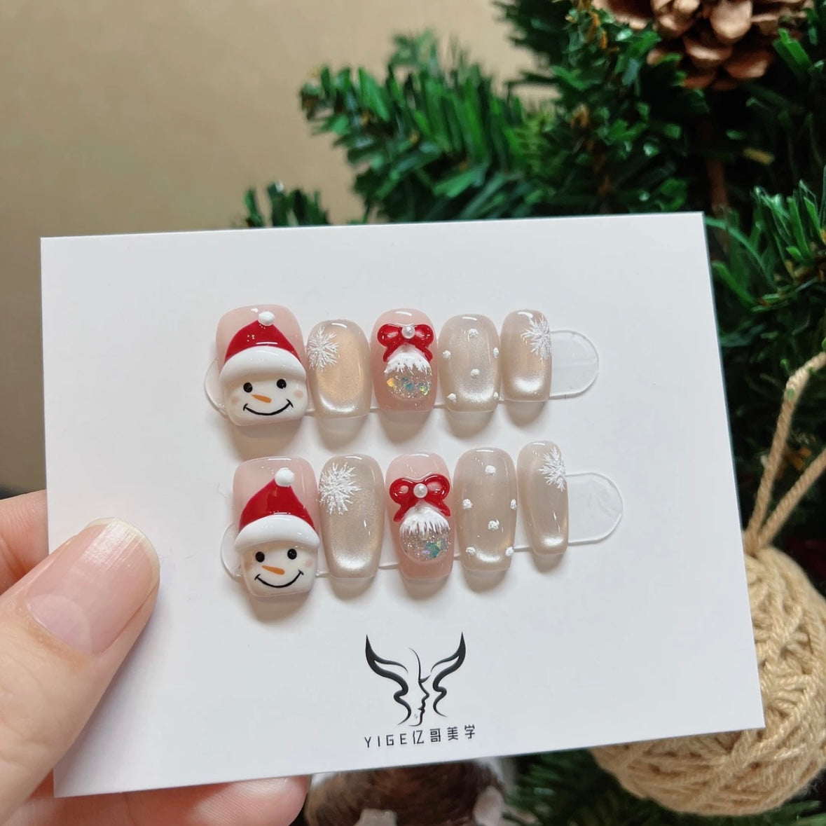 Christmas Handmade Nails