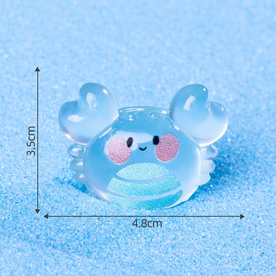 Luminous Crab Charms