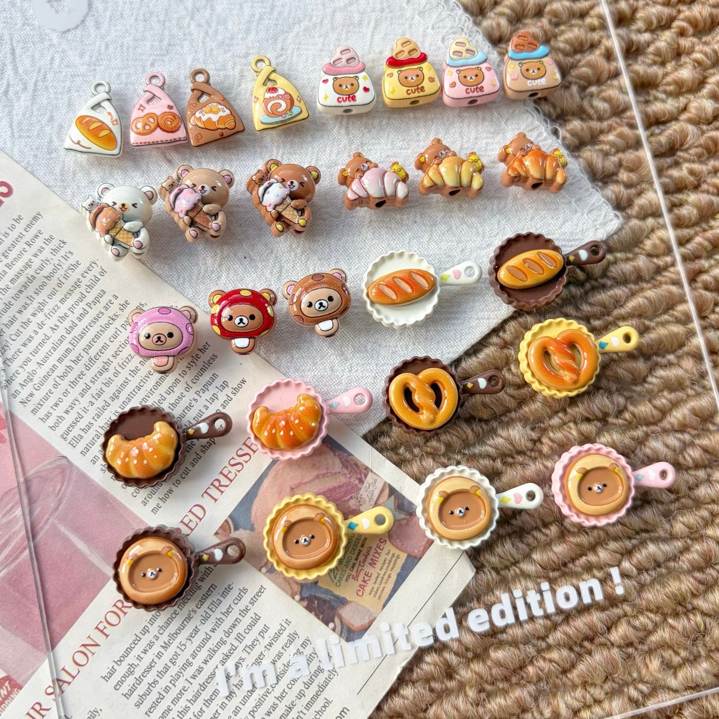 Coffee Alloy Beads