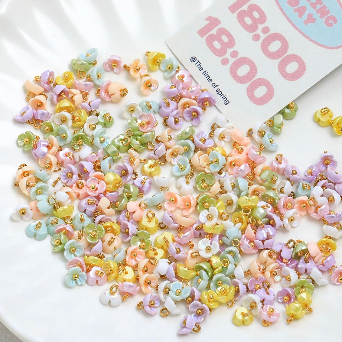 Flower-Shaped Beads