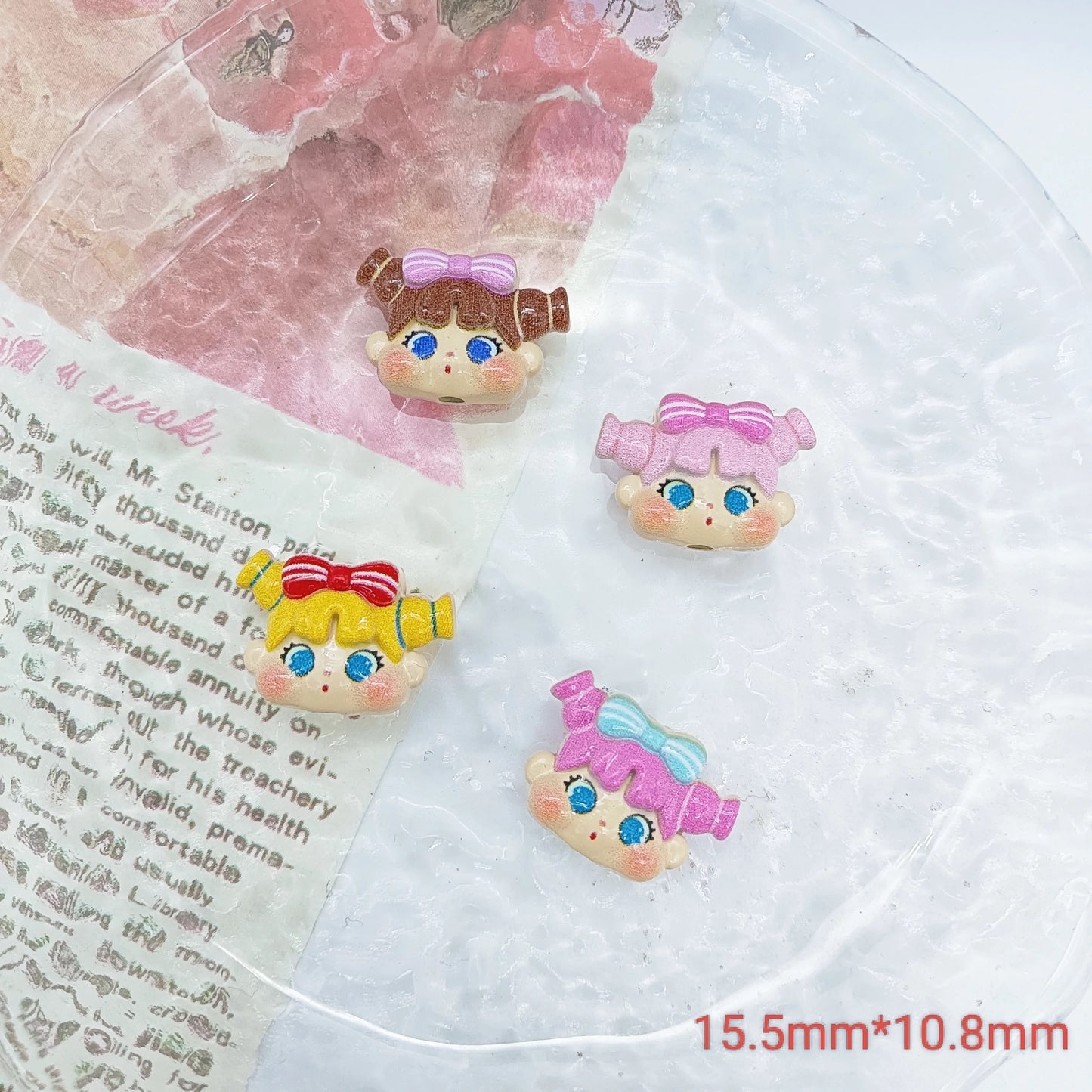 Cute Girl Alloy Beads