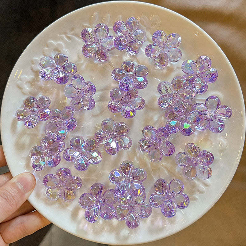 Floral Acrylic Charm