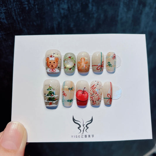 Christmas Handmade Nails