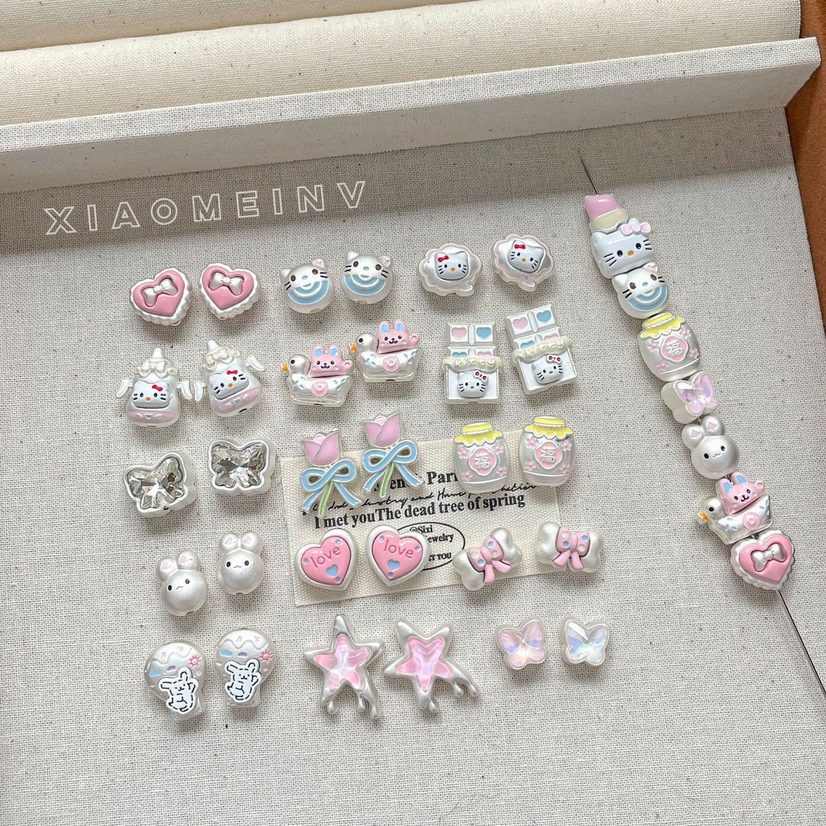 Silver‑Tone Alloy Beads