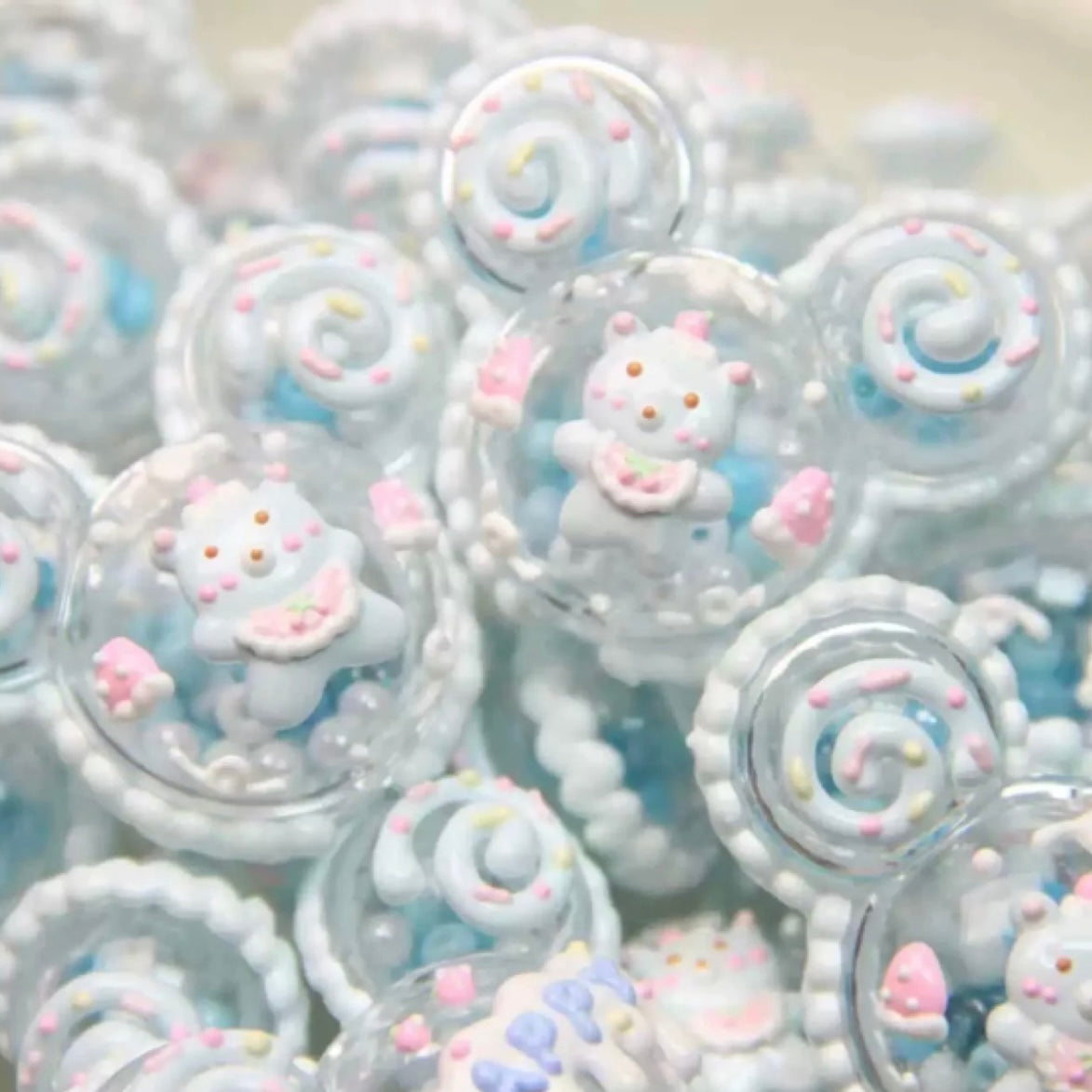 Mixed Style Rock Hand-Painted Beads