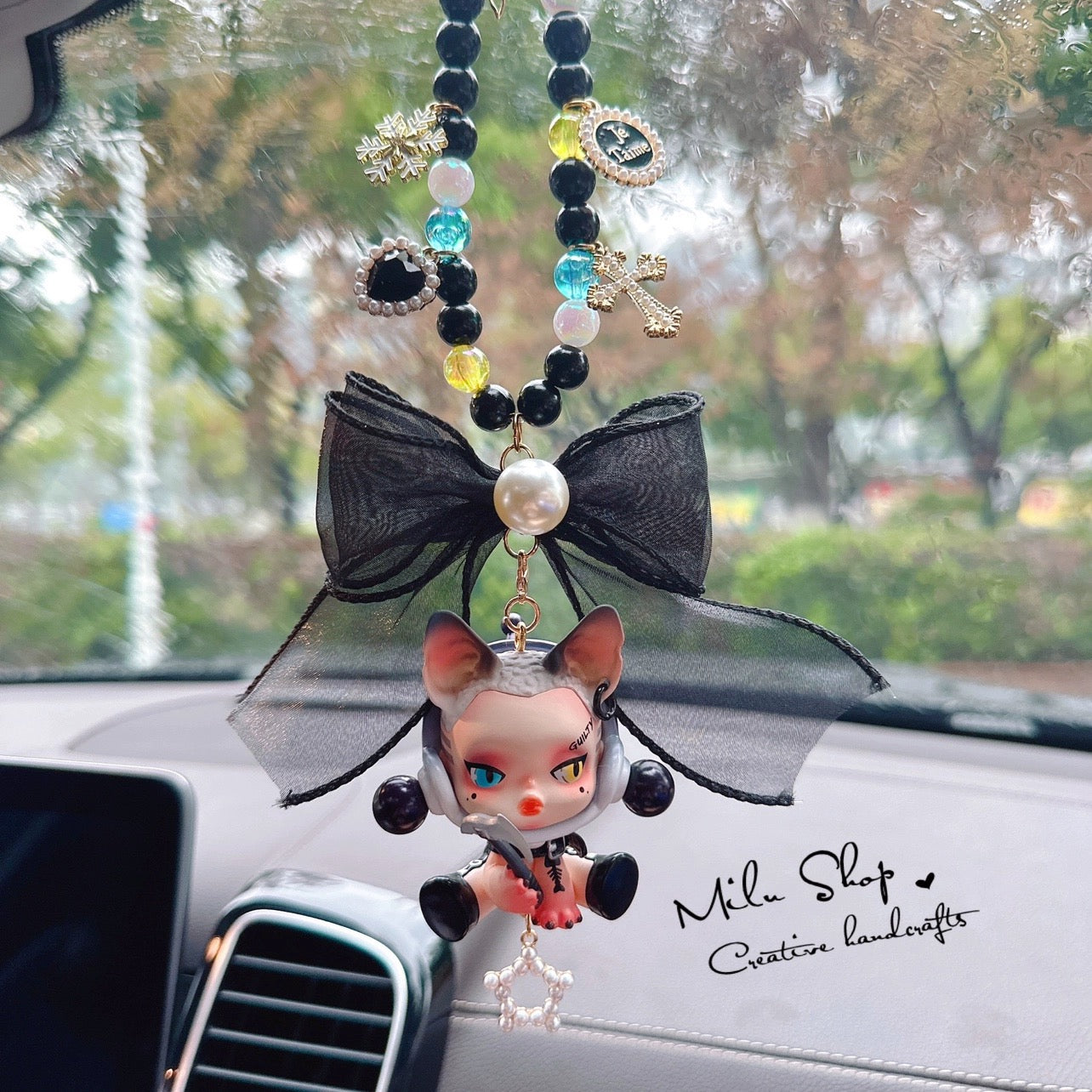 SKULLPANDA Car Pendant