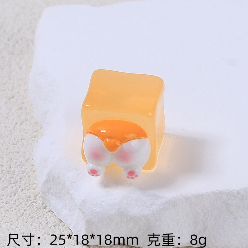 Luminous Ice Cube Charm