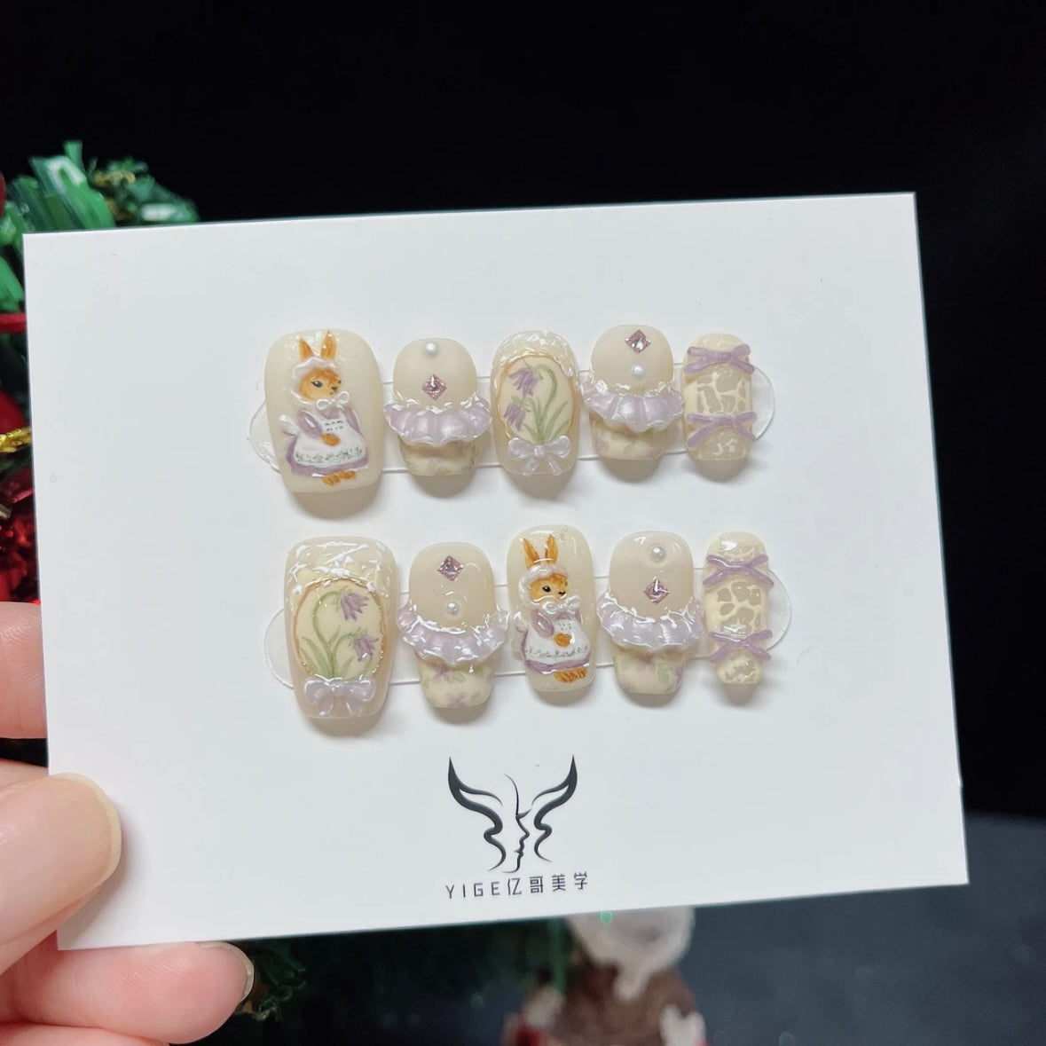 Handmade Rabbit Nails