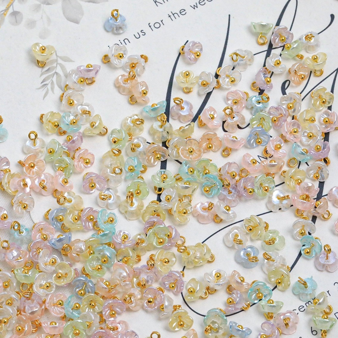 Flower-Shaped Beads