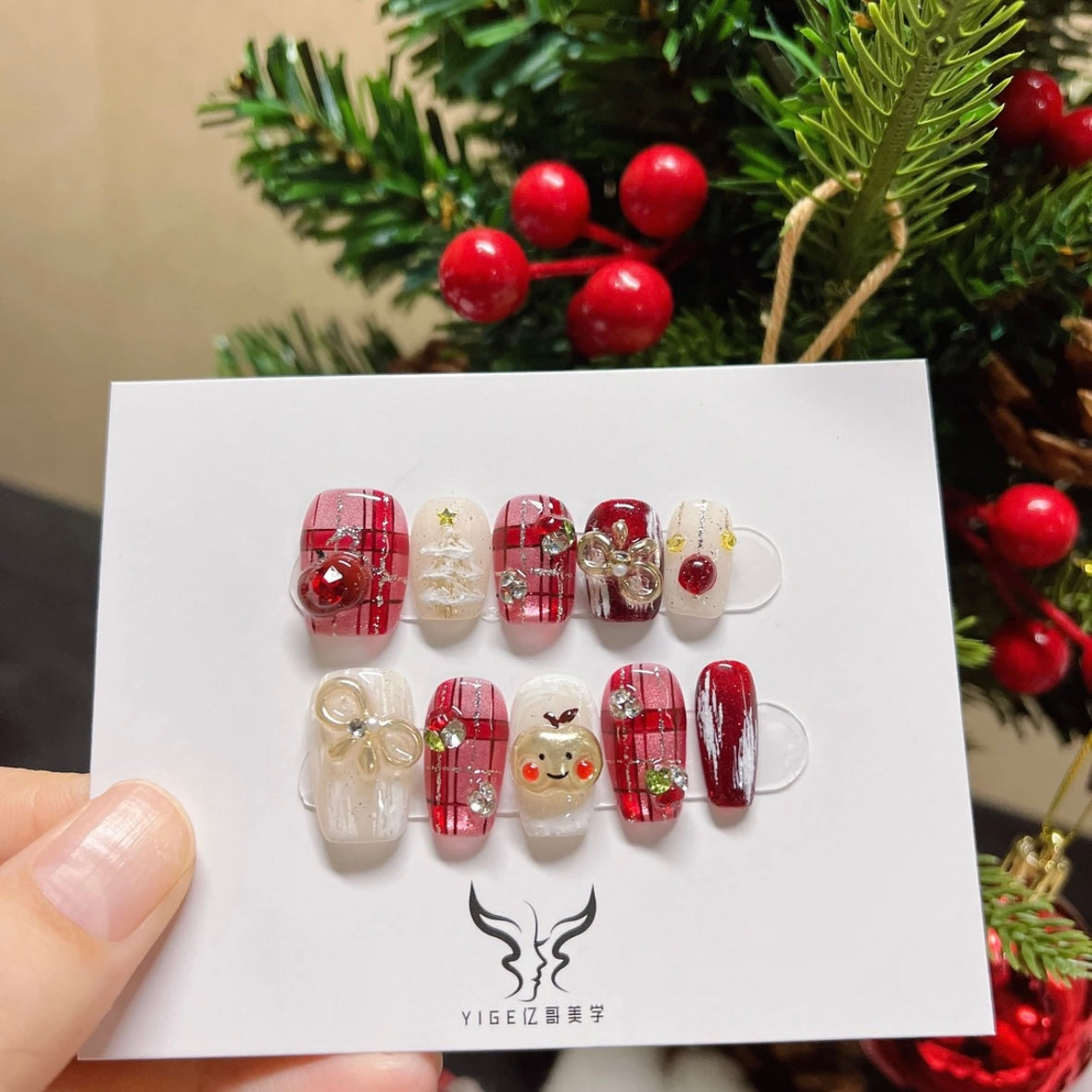 Christmas Handmade Nails