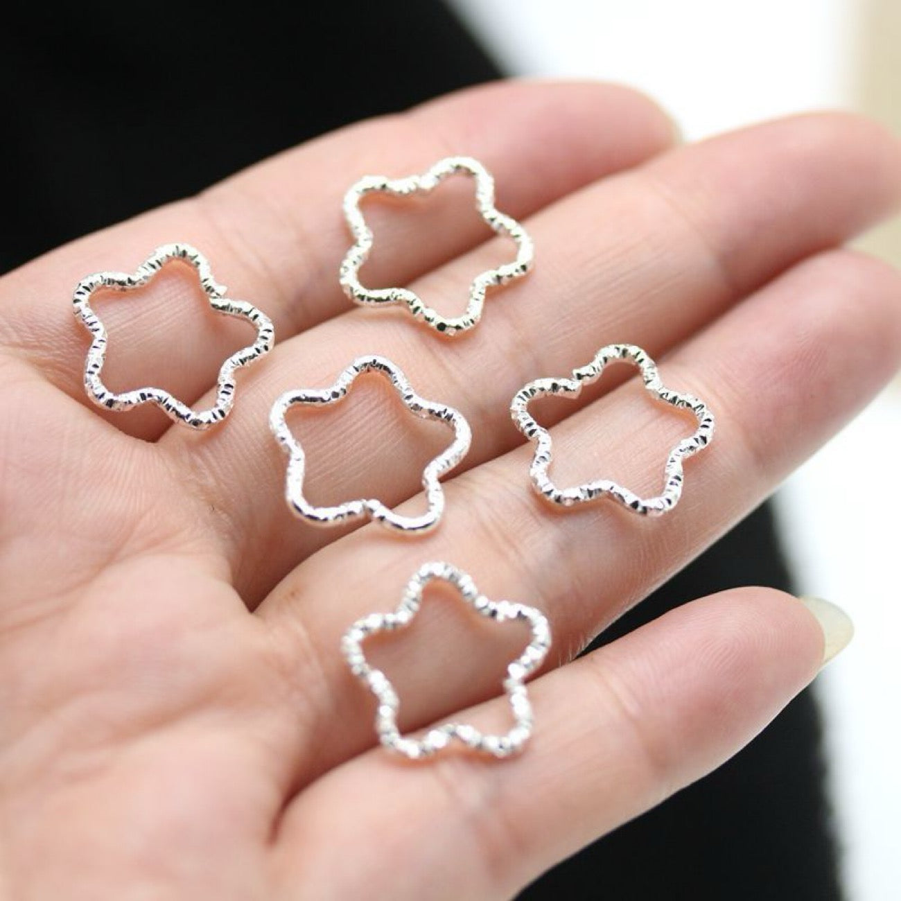 Five-Pointed Star Opening Ring