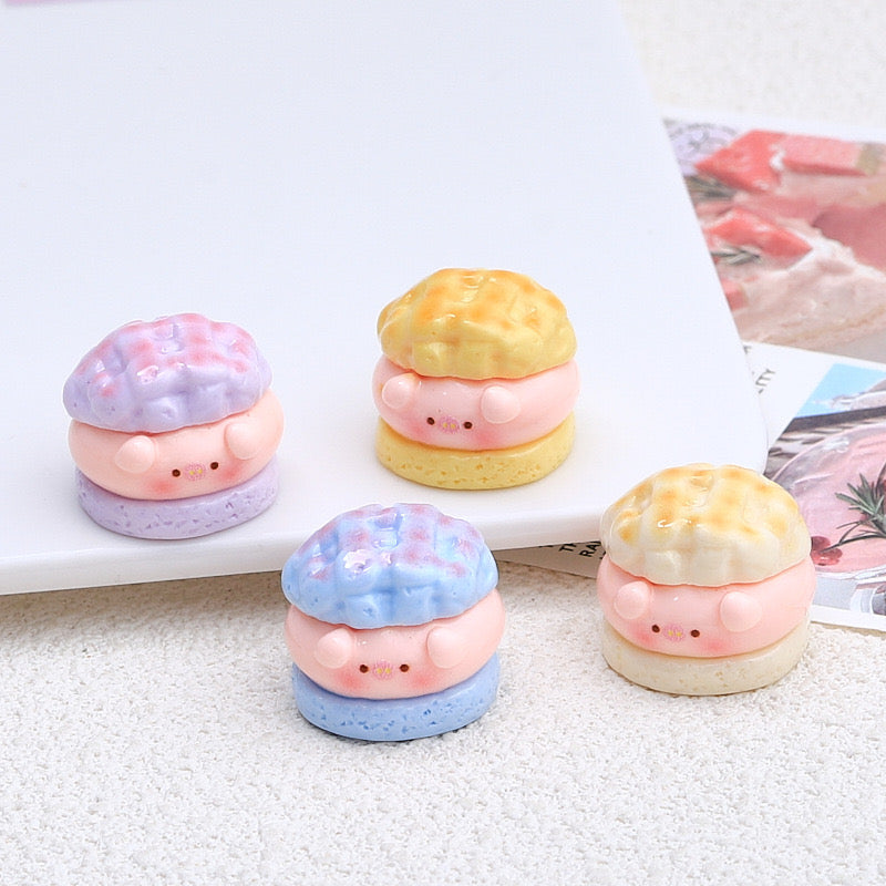 Pig Burger Charm