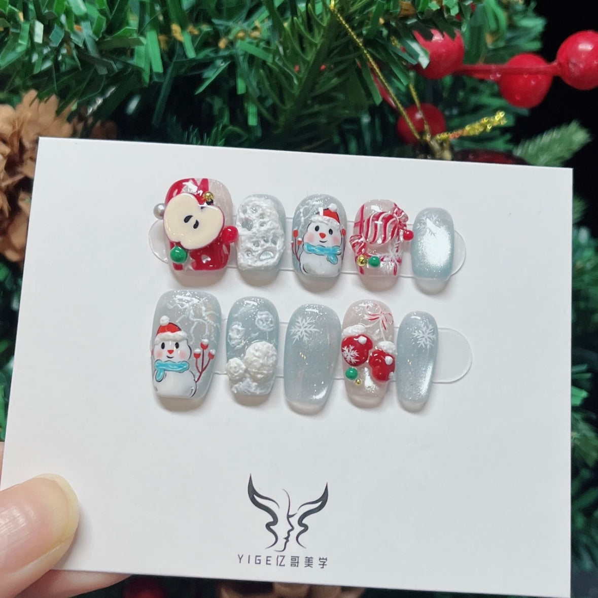 Christmas Handmade Nails