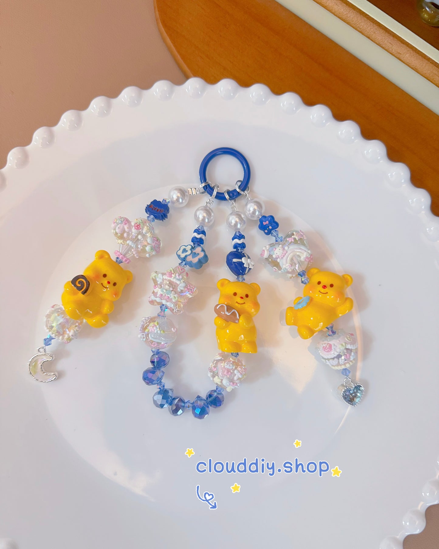Cute Bear Handmade Keychain