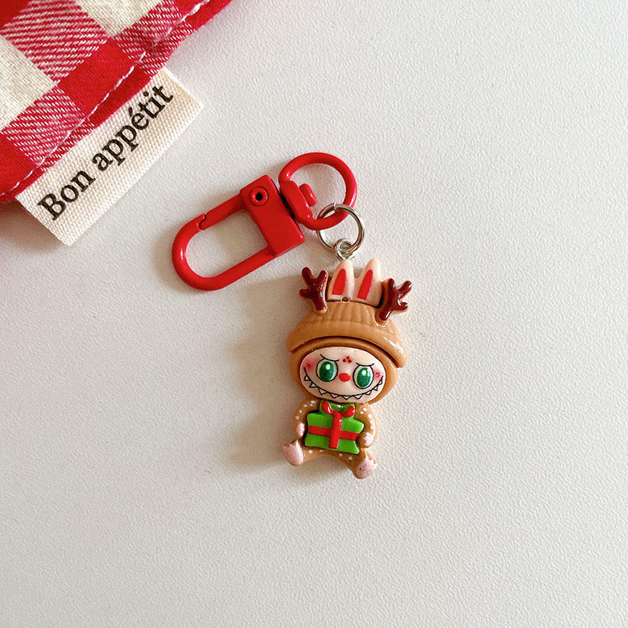 Christmas Labubu Key Chain Pendant