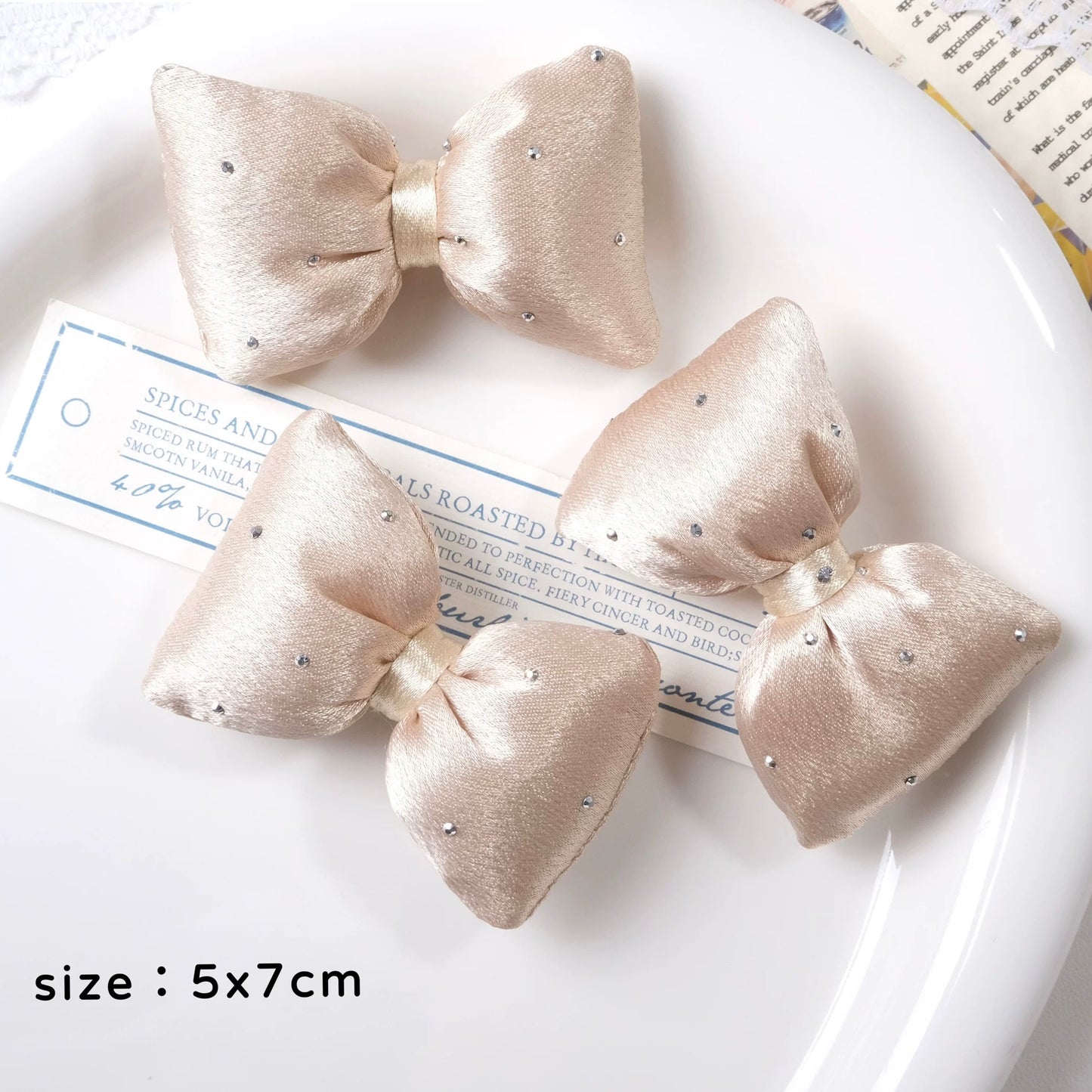 Bow Rose Handmade Material